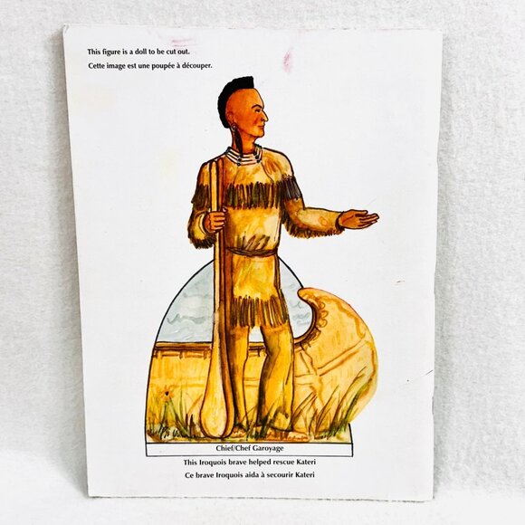 Blessed Kateri Tekakwitha Paper Dolls Book and Story - Uncut (2004) - Picture 3 of 7